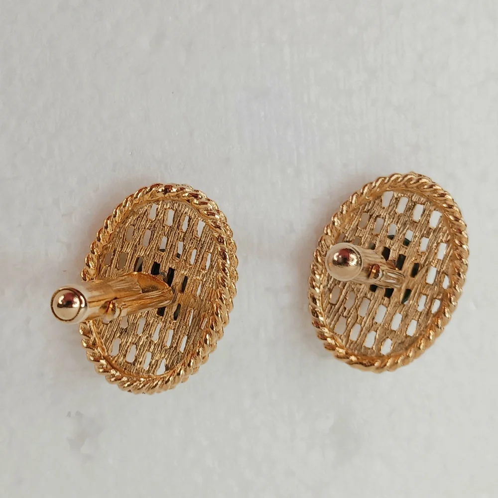 Men's Cufflinks, Jadeite-Omphacite